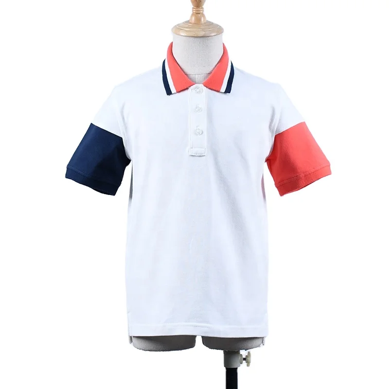 Оптовая продажа, заводская цена, летняя одежда для маленьких девочек, хлопковая одежда для отдыха, Детская вязаная водолазка, рубашка-поло для девочек