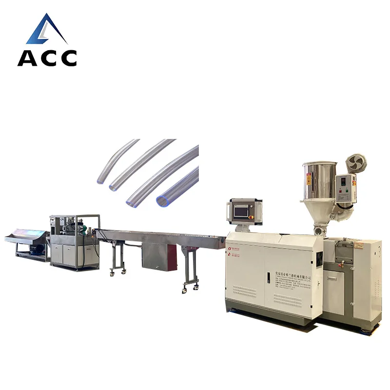 PVC medical oxygen hose making machine / plastic soft tube extruding machinery
