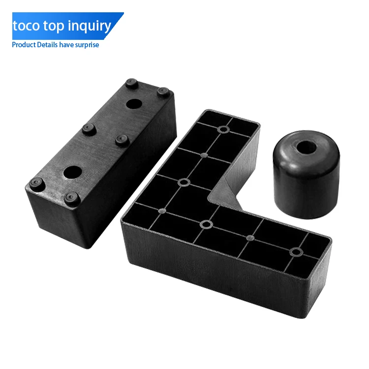 Support Sofa Feet Legs Plastic Furniture Leg Fittings Nylon Round and Square Shape Strong
