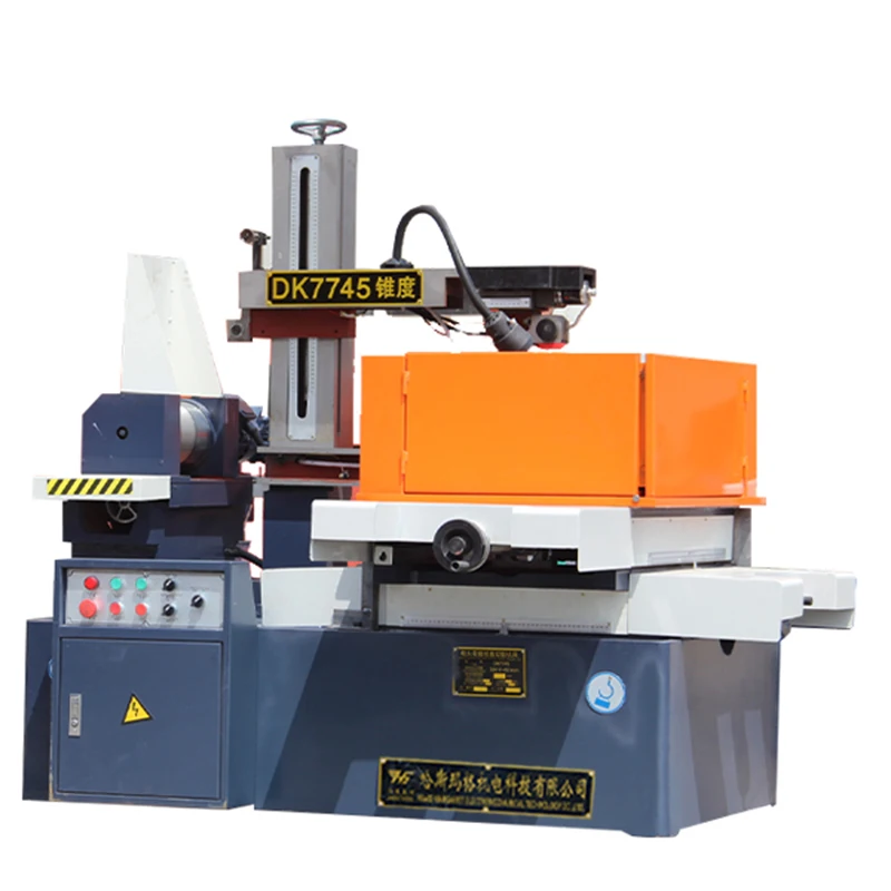 Worktable travel 450*550mm edm wire cutting machine dk7745 edm machine