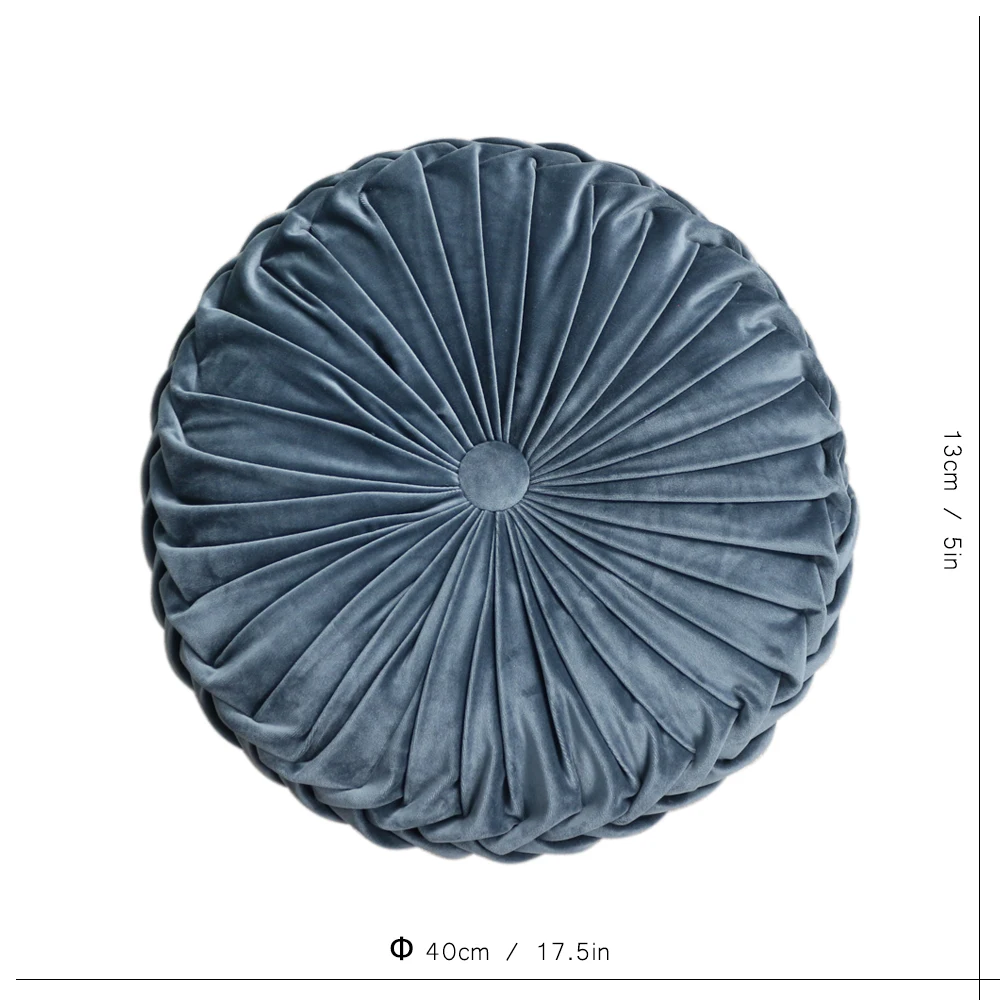 
OEM wheel meditation sofa floor velvet round seat pillows cushion cover for home decor 