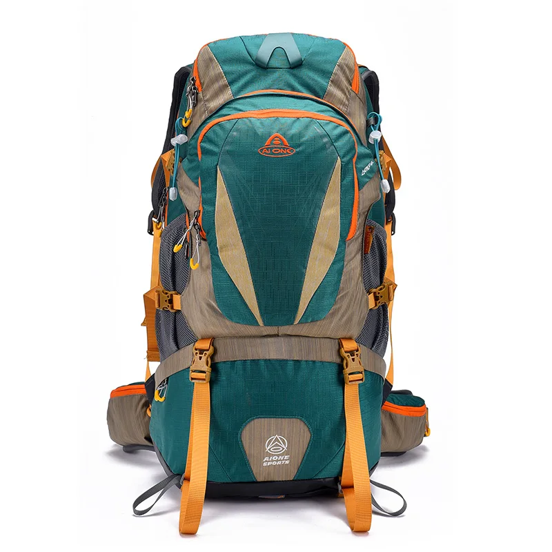 custom logo oem high capacity packable trekking hiking bagpack for men women outdoor travelling backpack