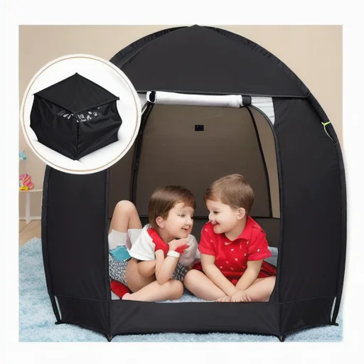 Hot Sale Folding SPD Autism Kids Pop Up Tent Play Blackout Swing Sensory Tent For Kids