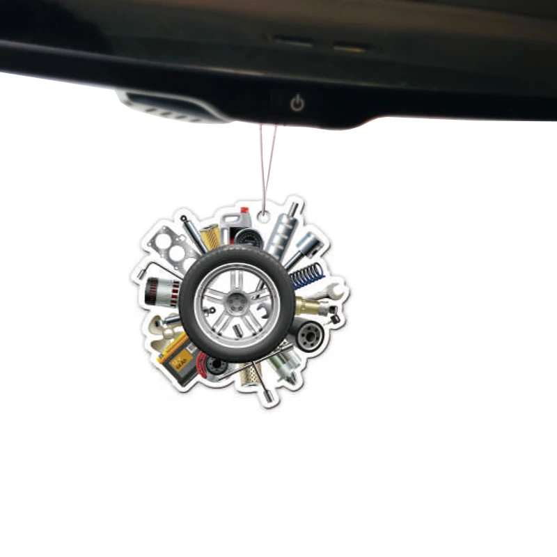 Funny Personalised New Car Perfume Air Freshener JDM Hanging Paper Fragrance Custom Private Label