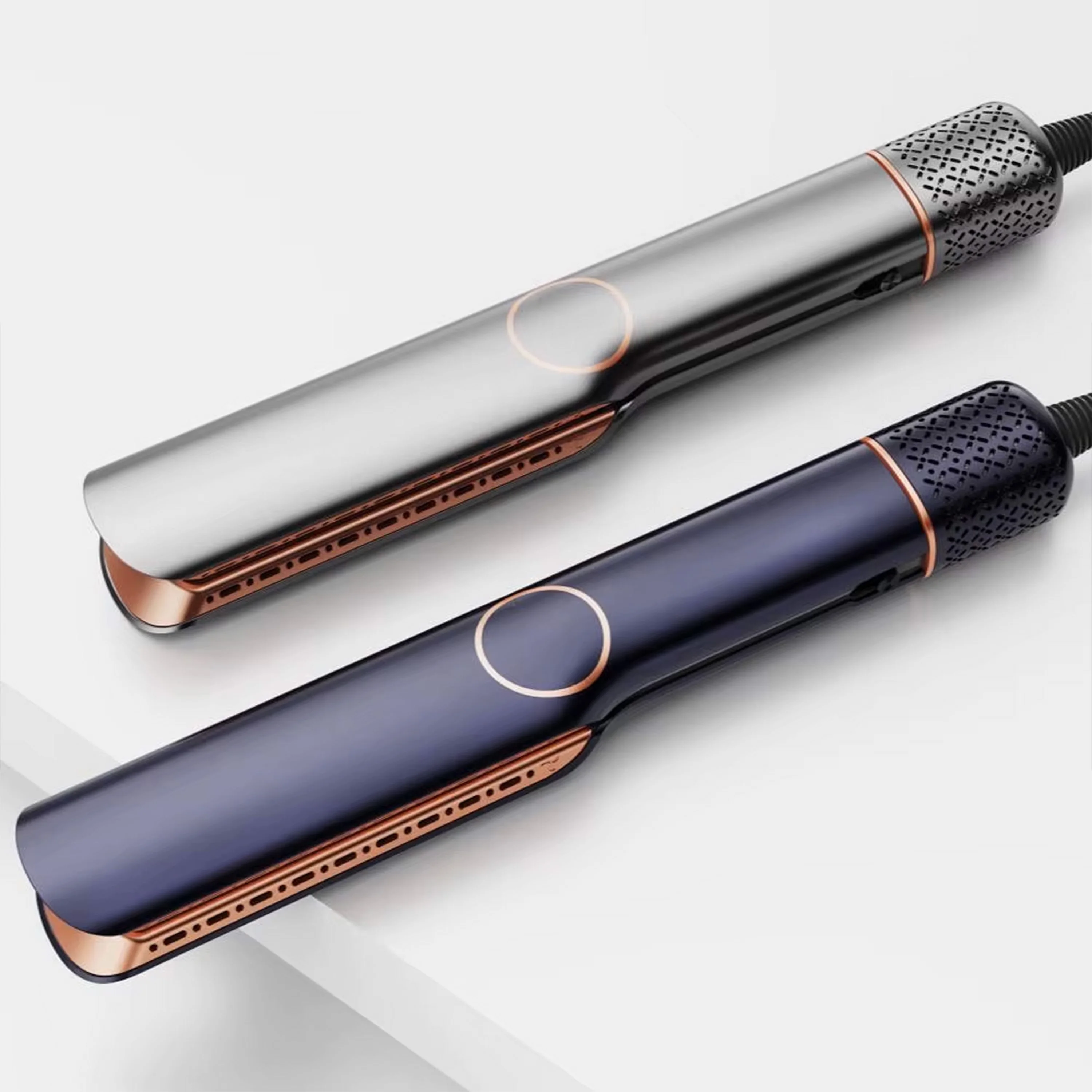 New Styler 2 in 1 Flat Iron Wet To Dry Straightening With Air Air Strait Hair Straightener