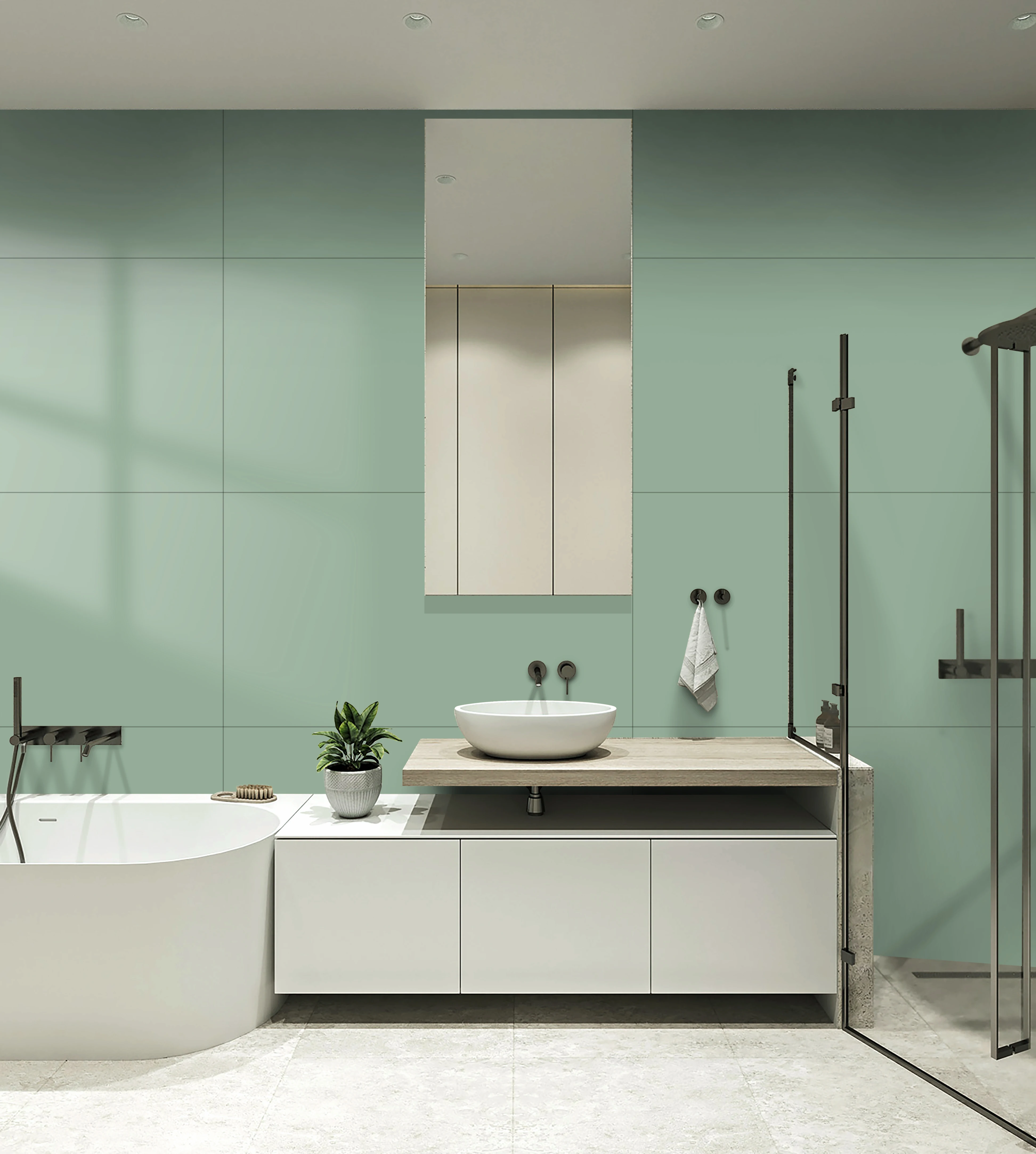 Fresh and eye-protecting Casa Verde cheap Artificial Stone Slab 3200 x 1600 mm Tailorable Ideal for Wall Floor Stairs and others