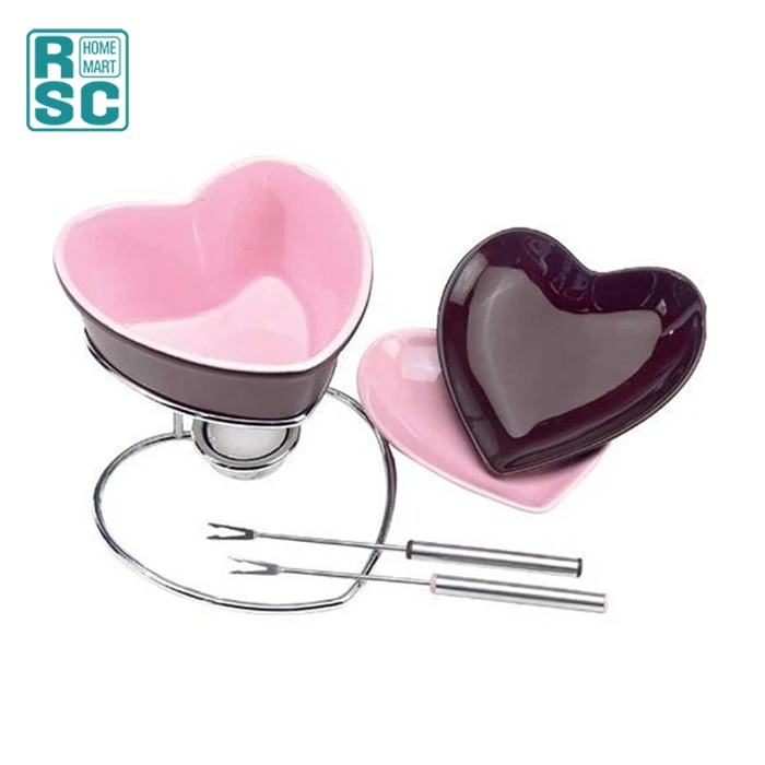 Набор для шоколадного фондю с 2 чашками