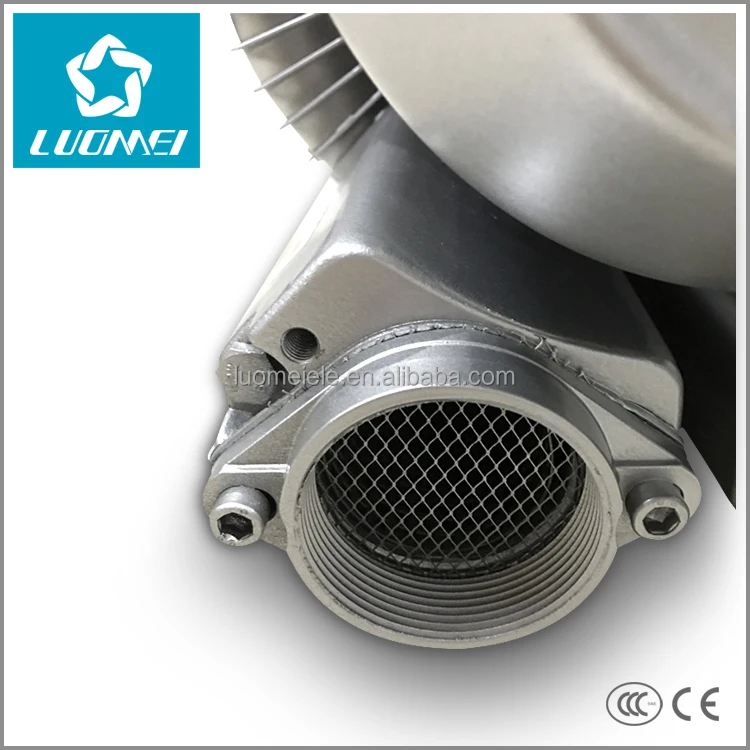 2.2kw Mini Regenerative Side Channel Ring Blower Vacuum Pump Air Blower Electric Blower