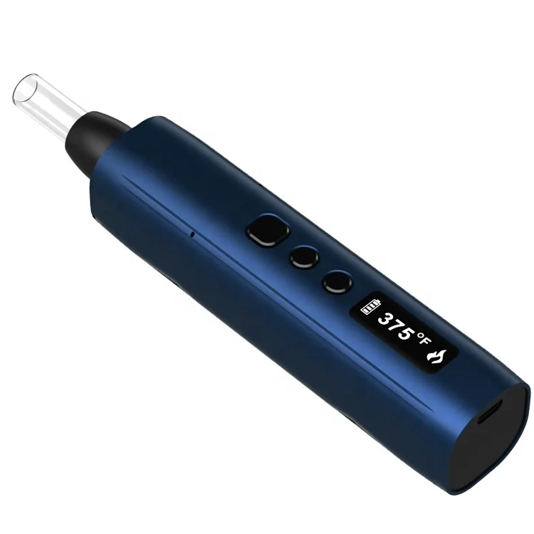 Online order  high quality ceramic herbal vape pen with OLED display  distributor needed  2021 quepool hybrid dry herb vaporizer