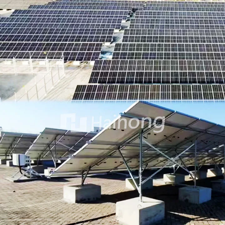 Hot Dip Galvanized Solar Ground Mount System Easy Install  Structure Aluminum Alloy Mounting Rack