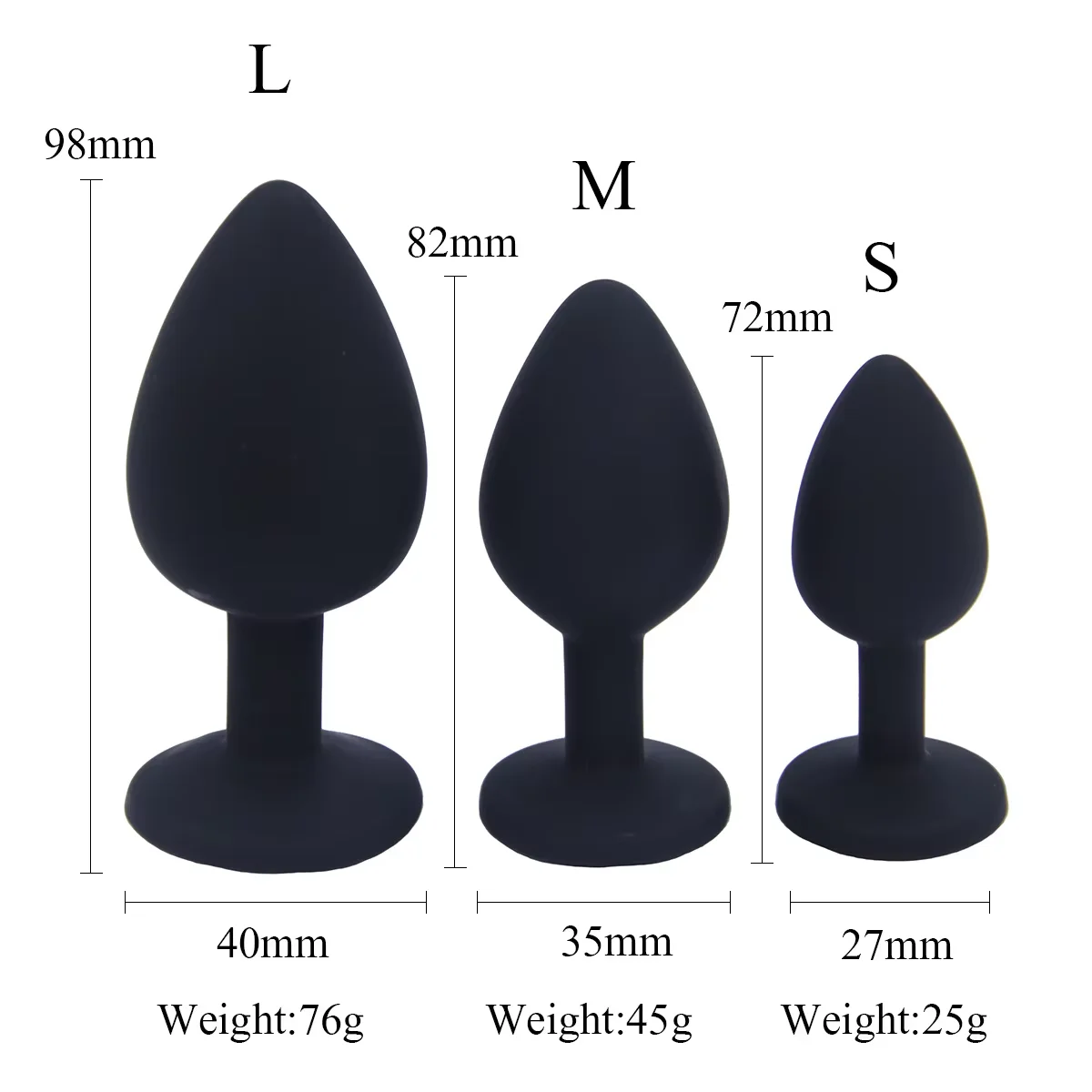 Adult Manufacturers Wholesale Rose Silicone Anal Plug posterior Butt Plug for Anus Stimulation Alternative SM Flirting Toy