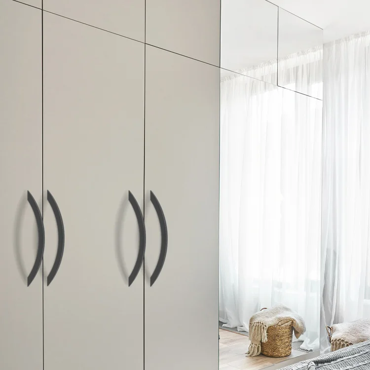 Modern Metal Door Drawer Design Furniture Kitchen Cabinet Knobs Gold Pull Handles Furniture Handle