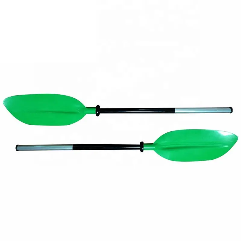 Wholesale OEM Custom High Quality Two Piece Combined Kayak Paddle Aluminum Shaft Fishing Adjustable PP Blade Canoe Paddle