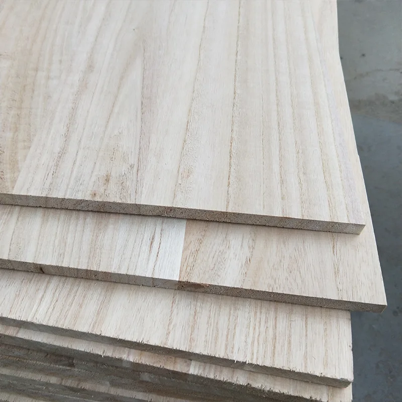 kiri jointed wood board paulownia wood panels for furniture china paulownia wood board factory