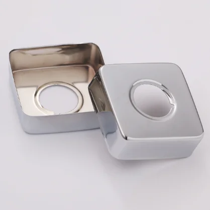 Faucet parts decorative cover faucet chrome square shower set cover
