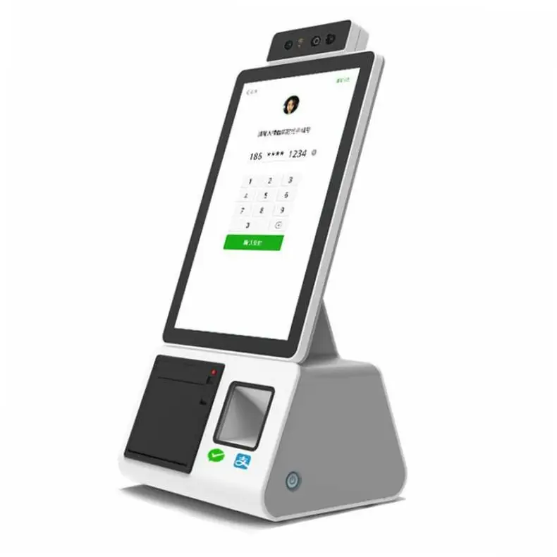 New kiosk With QR Scanner Printer Printer Touch Android Pos Terminal Cash Register All In One Terminal