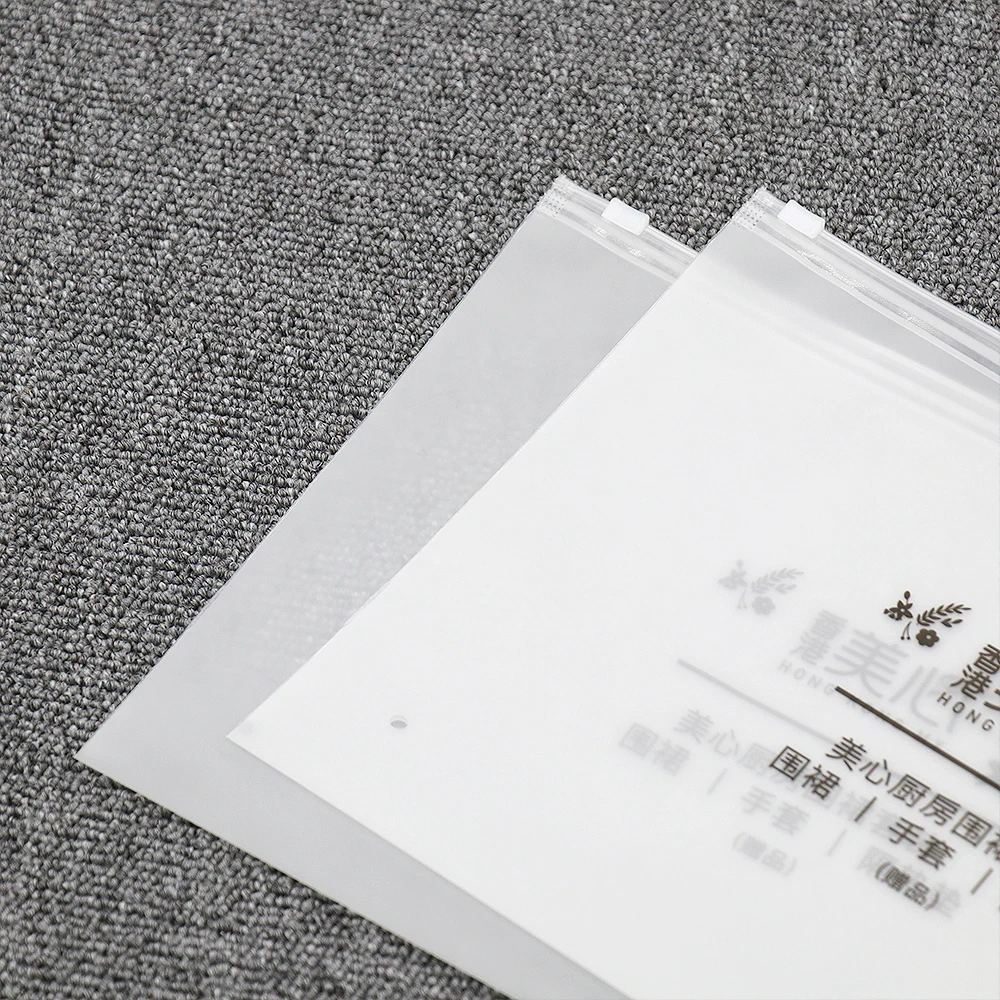 custom jewelry zipper bags plastic zipper bag frosted zip textile zip lock bags package shirt for swimsuits