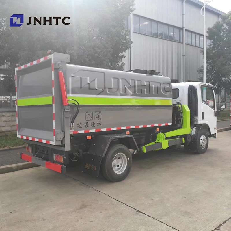 China cheap HOWO small size light Rear Loader garbage truck rubbish truck waste Collect Municipal Sanitation truck
