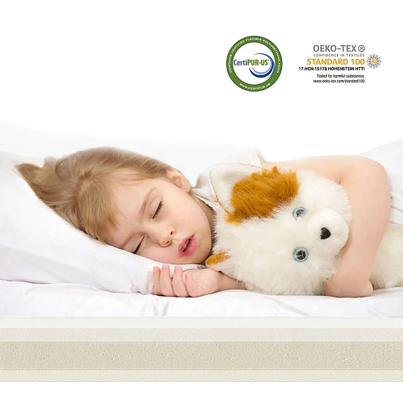 Hypoallergenic Baby Crib Cot Mattress Roll Pack Memory Foam Organic Cot Crib Soft Breathable Baby Mattress For Baby Bed