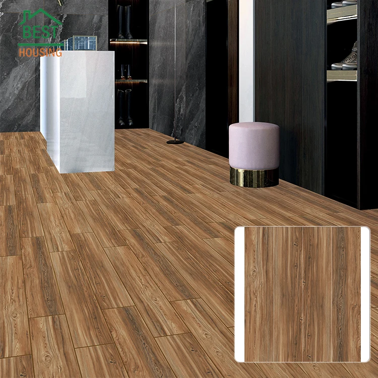 Cheap price timber look tile flooring ceramics wooden floor wood grain ceramic tile