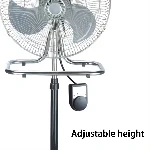 Portable Air Circulation Household 18 inches 3-In-1 Bedroom Metal Blade Vertical Floor Fan