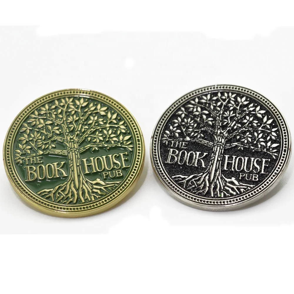 Customized Old Solid Gold Silver Bullion Colored Personal Coin no minimum