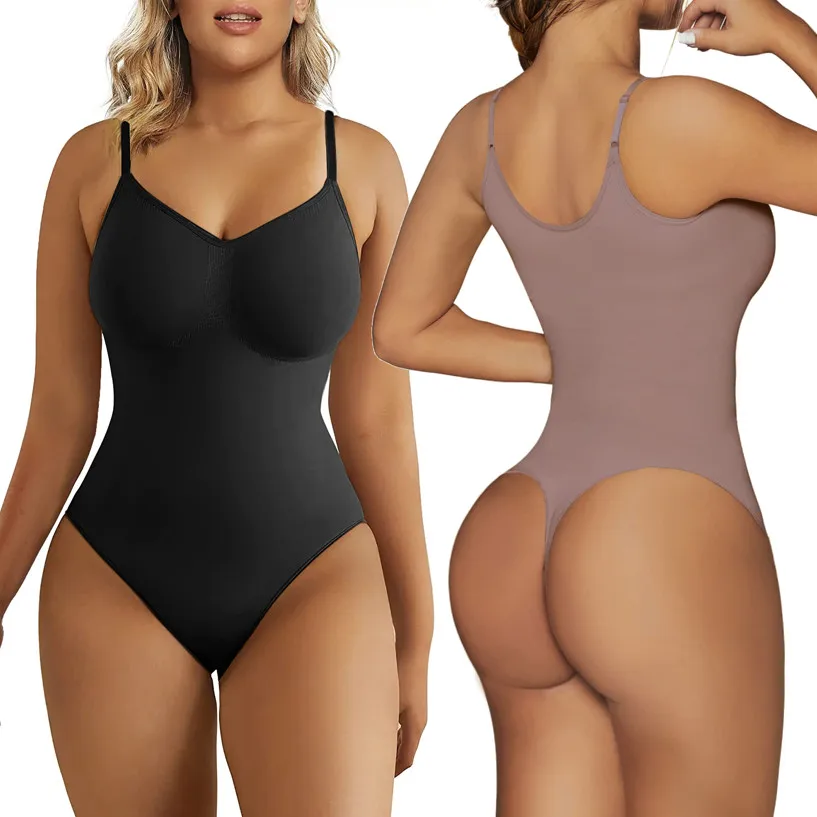 Seamless Shaper Shaping Bodysuit Waist Trainer Shapewear Sculpting Thong Plus Size Body Tummy Control Shaper For Women