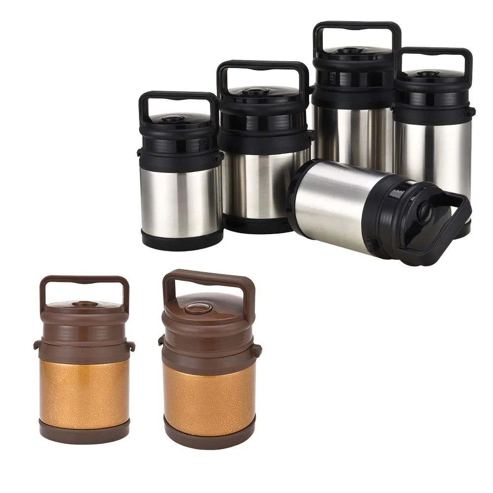 Бесплатный образец, 19 унций, контейнер для хранения еды для взрослых и детей, вакуумный изолированный Термос со складной ложкой, дорожная кружка, банка для еды