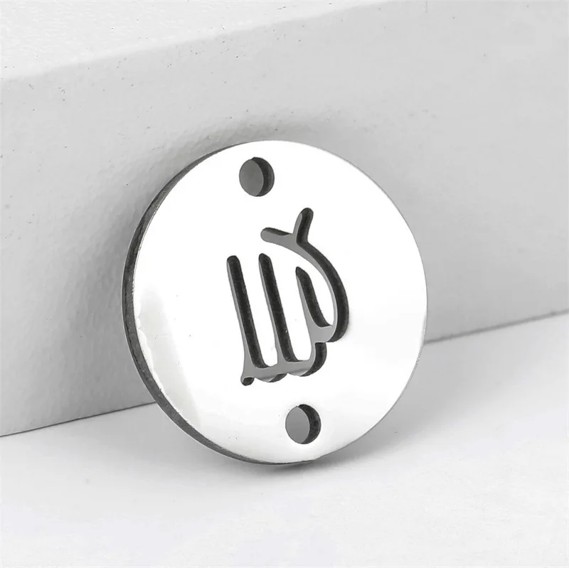 Customize Logo Stainless Steel Metal Laser Dog Tags Engraving  Blank Necklace Dog Tag