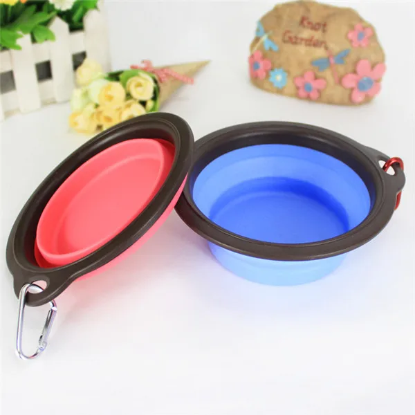 easy to take outdoor folding dog bowls