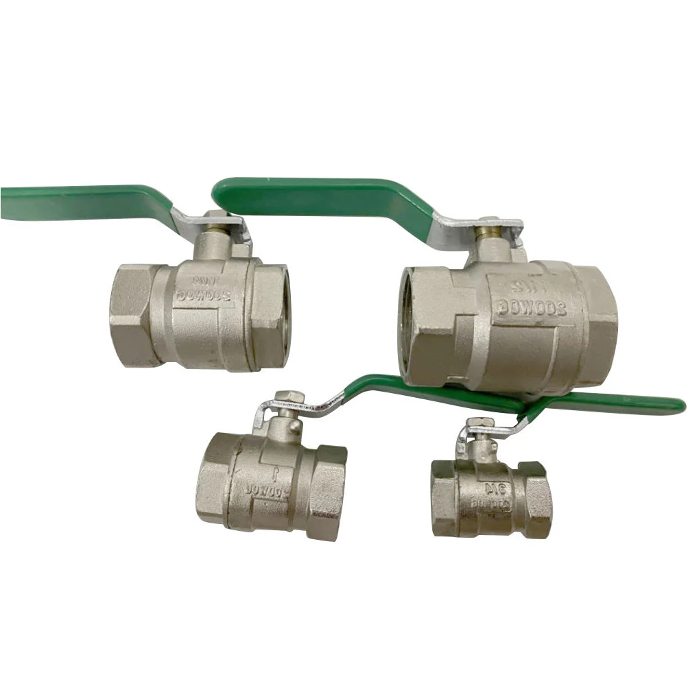 Factory Direct Sale High Quality Jd-4010 Compression Nickel Plated Female Thread Gas Ball Valve