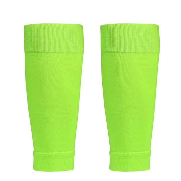 Wholesale football calf socks compression training protection calf leggings sports football shin pads