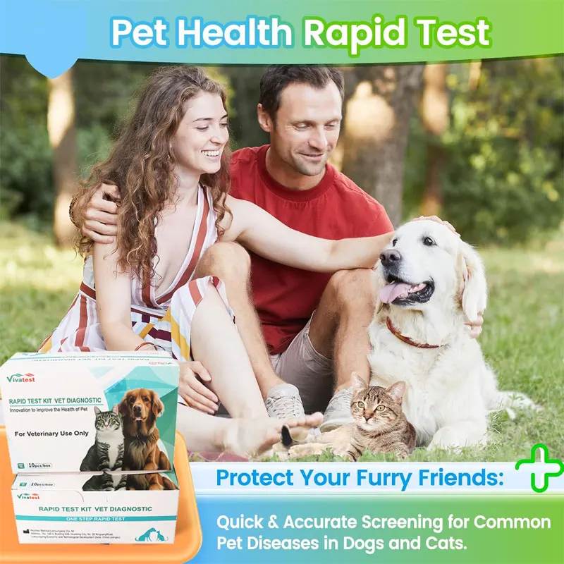 Dog CDV CPV Rapid Test Kit Pet Parvovirus Test Kit Giardia Ag Rapid Test