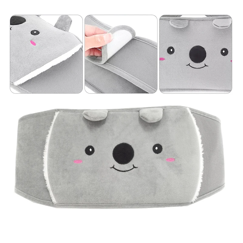 Hot-selling BS hot water bottle with koala waist belt cover and fleece cover for shoulder, waist pain relief