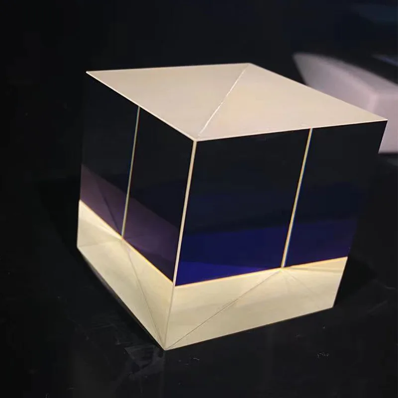 Custom High quality H-ZF11 optical glass cube beam splitter prism