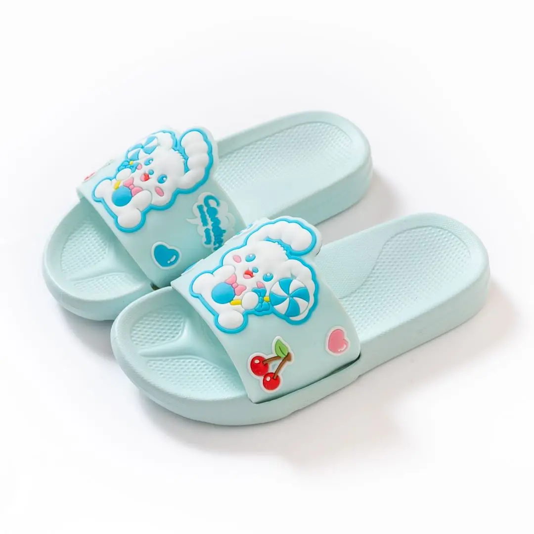 Summer cartoon animals indoor wear slippers outside wear non-slip breathable small sandals soft soled baby slippers for children