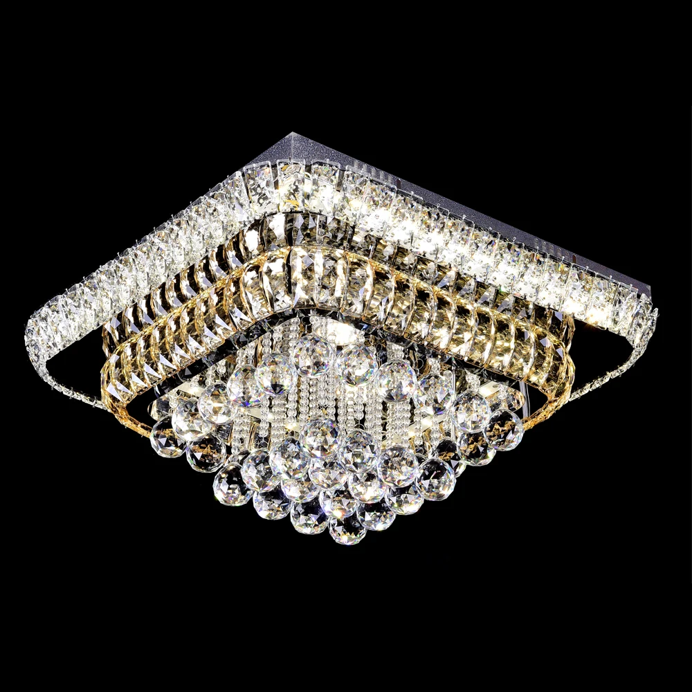 Good quality ceiling lights modern crystal ceiling lamp made Custom add MP3