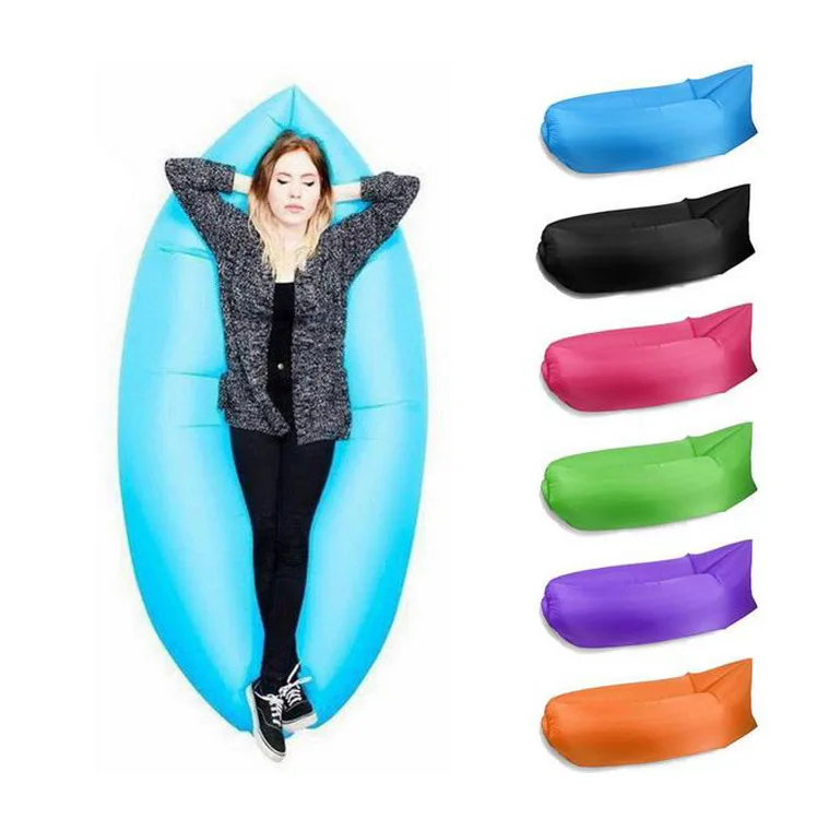 Color Options Inflatable Couch Outdoor Inflatable Beach Chair Inflatable Lounger for Camping Beach Picnics