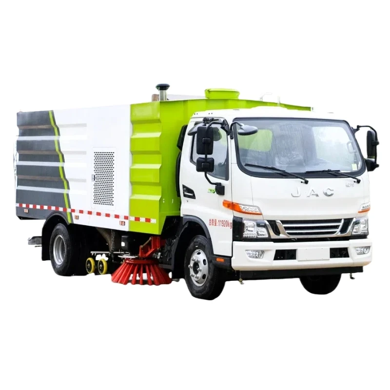 Bestselling Cleaning and Sweeping Vehicle Stainless Steel High Pressure Pipeline JAC 9 m ³ Cleaning and Sweeping Vehicle