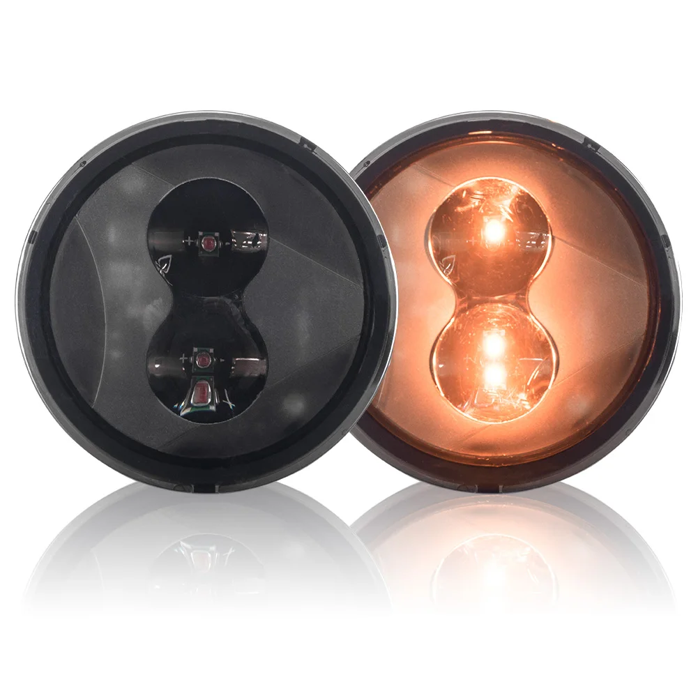 Крыло светодиодные боковые чайник отложным воротником парковки Передняя светодиодная подсветка солнечный свет для Поворотная сигнальная лампа 2007-2016