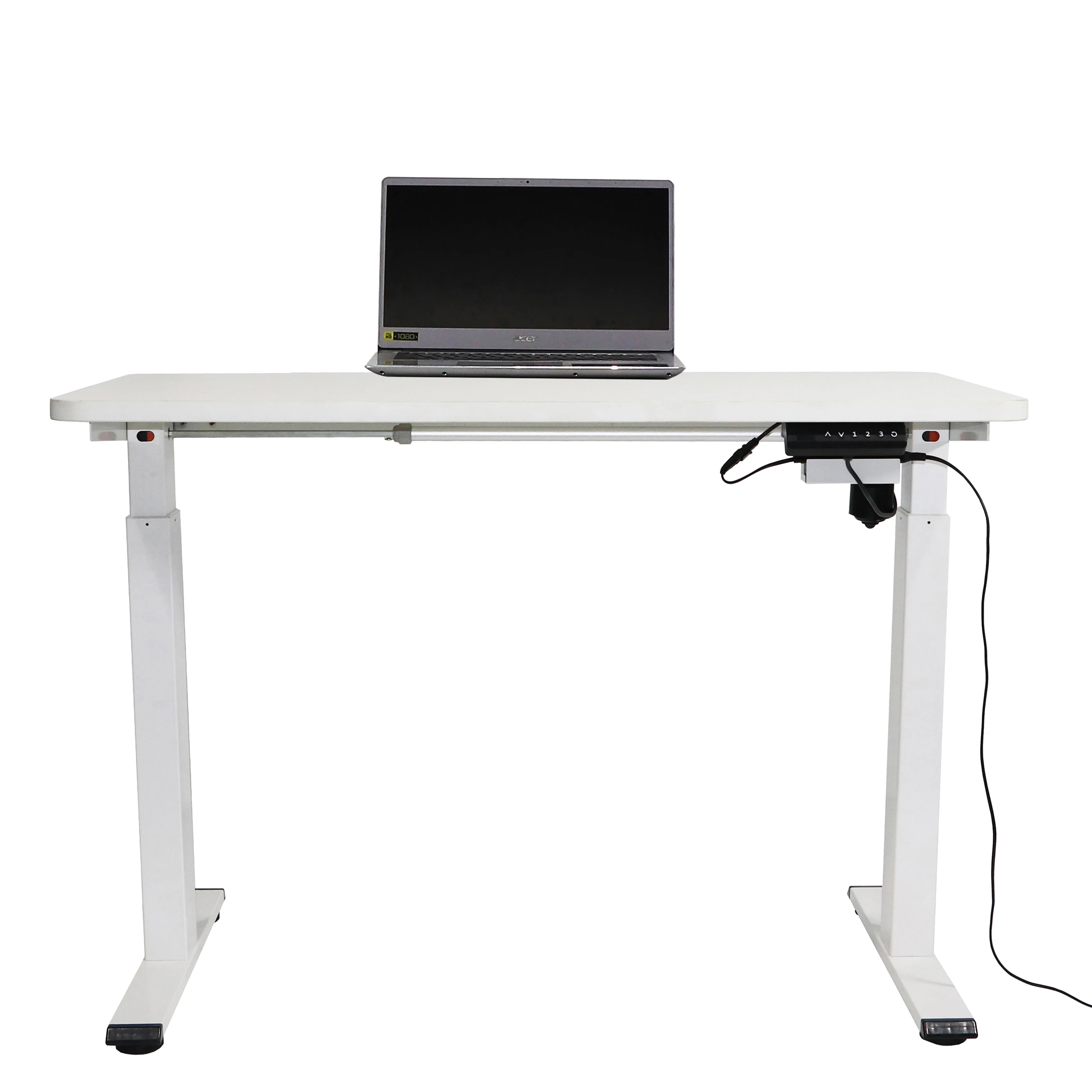 China Manufacturer Modern Adjustable Office Electric Height Stand Up Ergonomic Single Motor Home Desk
