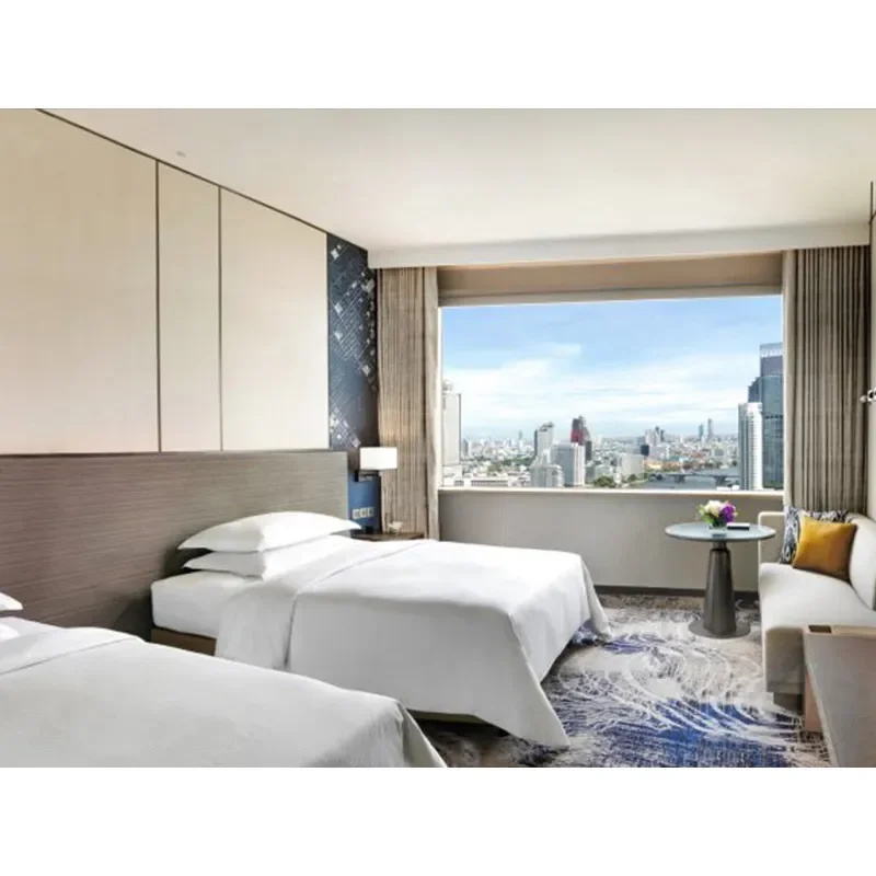 Xinda 5 Star Hotel Furniture Hostel Bedroom Furniture Hotel Bedroom Set Customized Hotel Furniture Manufacturer Modern