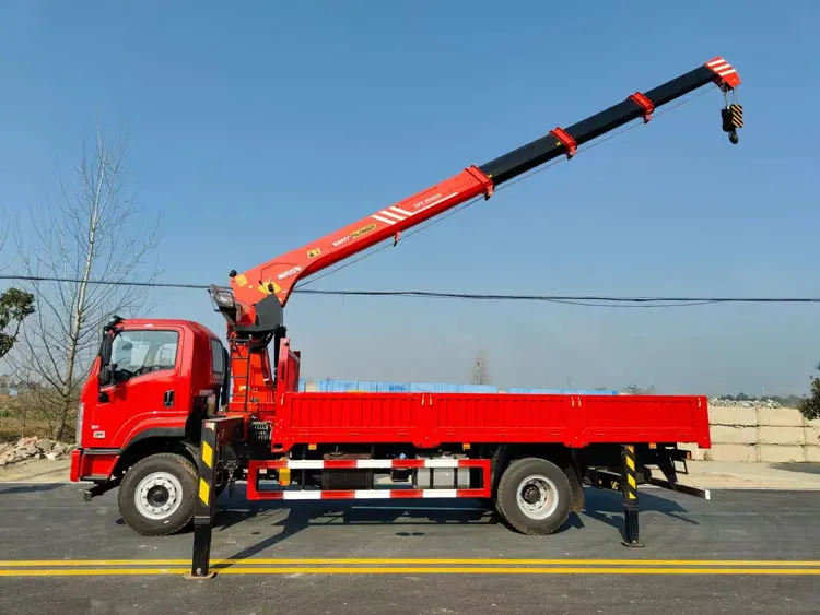 Shaanxi Automobile Xuande G Series 4*2 drive truck crane 21 meters lifting height 5 arm working radius 18 meters