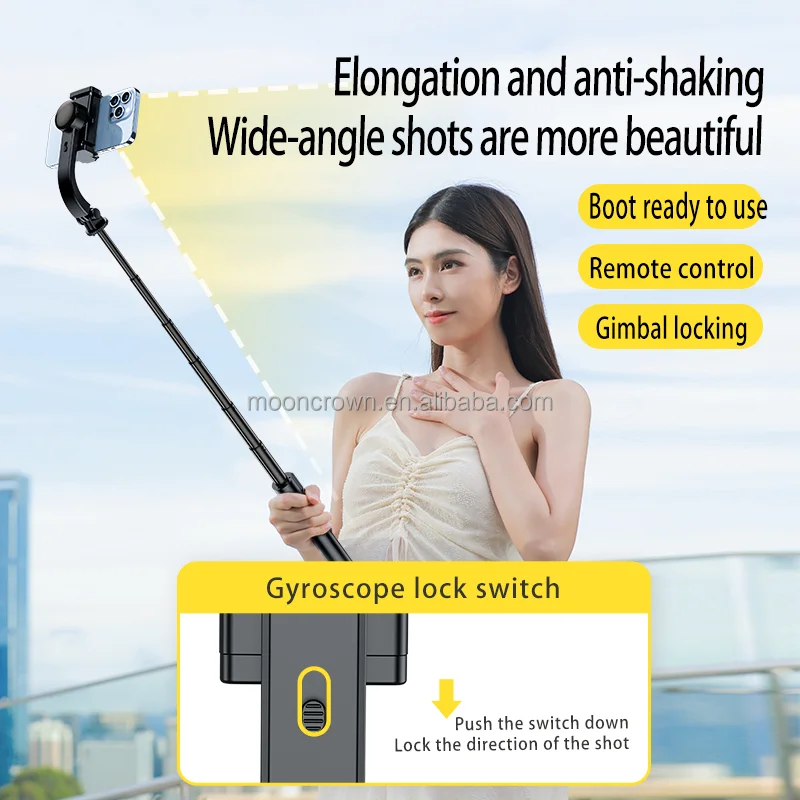 R15 aluminum StabilizerS 360 Rotation extendable remote smart shooting Video Tripod stand mobile phone holder Selfie Stick