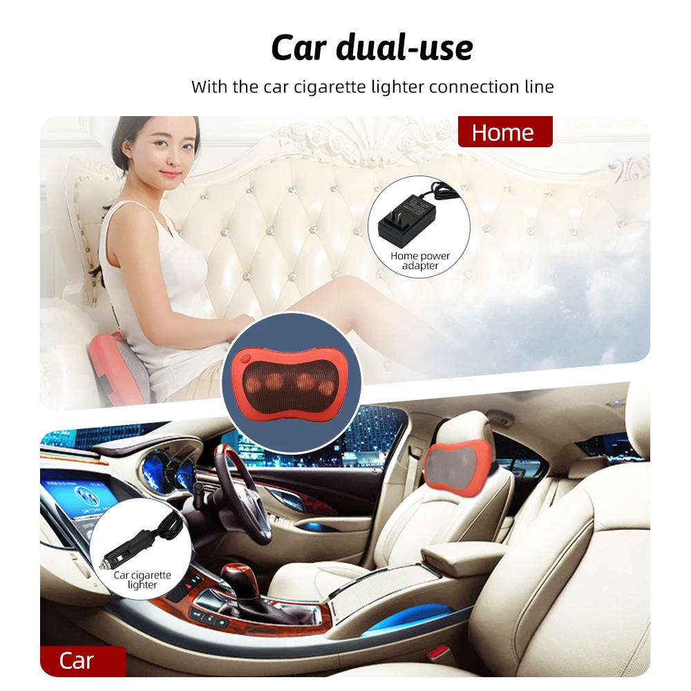 Wireless Electric Neck Massager Neck Shoulder Massager for Neck Back Body Massager with Heating