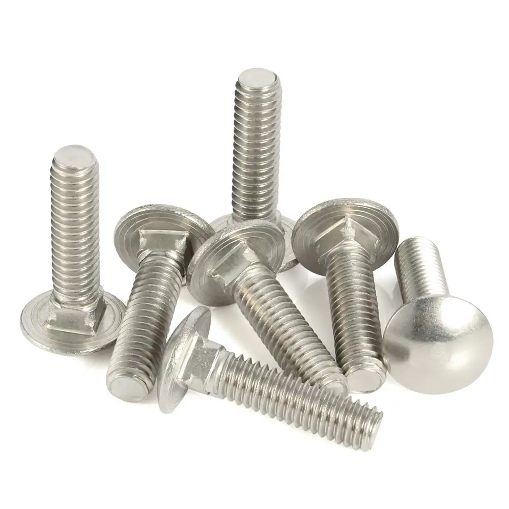 custom made 306 Stainless steel Mushroom Head Square Neck Carriage Bolt