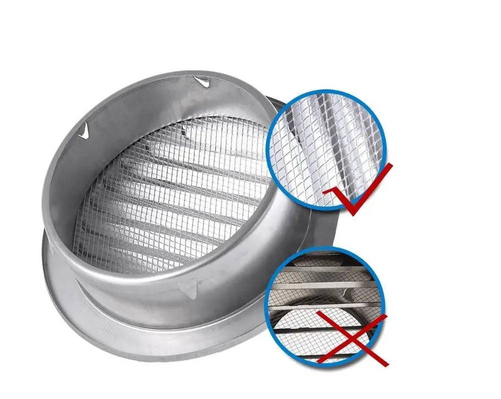 HVAC ventilation duct valve vent cap pvc pipe vent cap exhaust outlets
