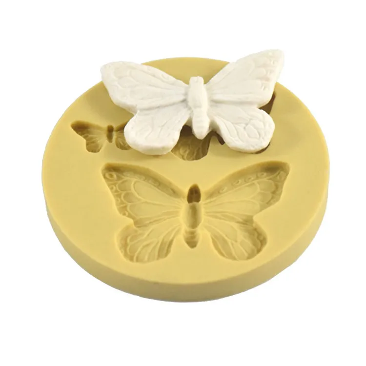 Christmas butterfly shape cookie molds silicone fondant mold