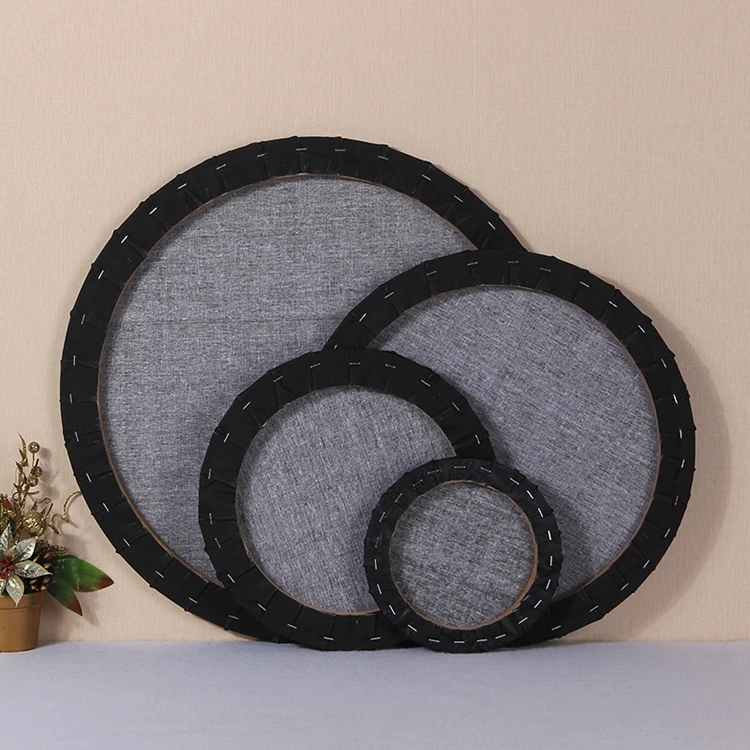 
Customized circular stretched artist canvas painting canvas inkjet printing 