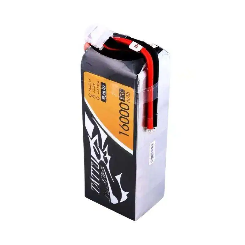 TATTU HV High voltage version 16000mAh 15C 22.8V 6S1P Lipo Battery for rc drone helicopter